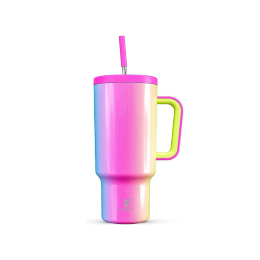 Garrafa Térmica MEOKY 40oz Neon Glow – Feminina e Estampada