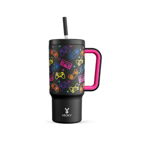 Garrafa Térmica MEOKY 40oz Game On – Feminina e Estampada