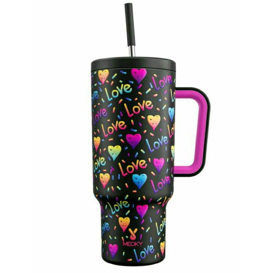 Garrafa Térmica MEOKY 40oz Love – Feminina e Estampada